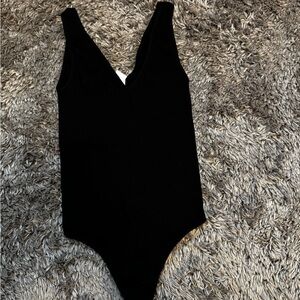 Nikibiki Black V-Neck Bodysuit